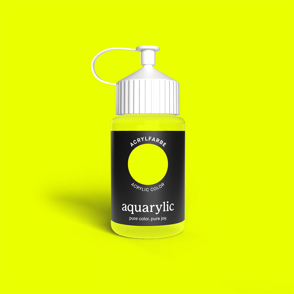 Acrylfarbe - Neon Gelb