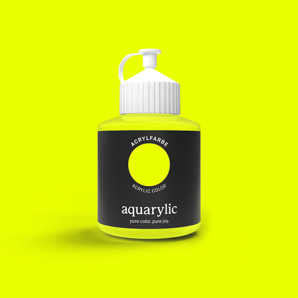 Acrylfarbe - Neon Gelb
