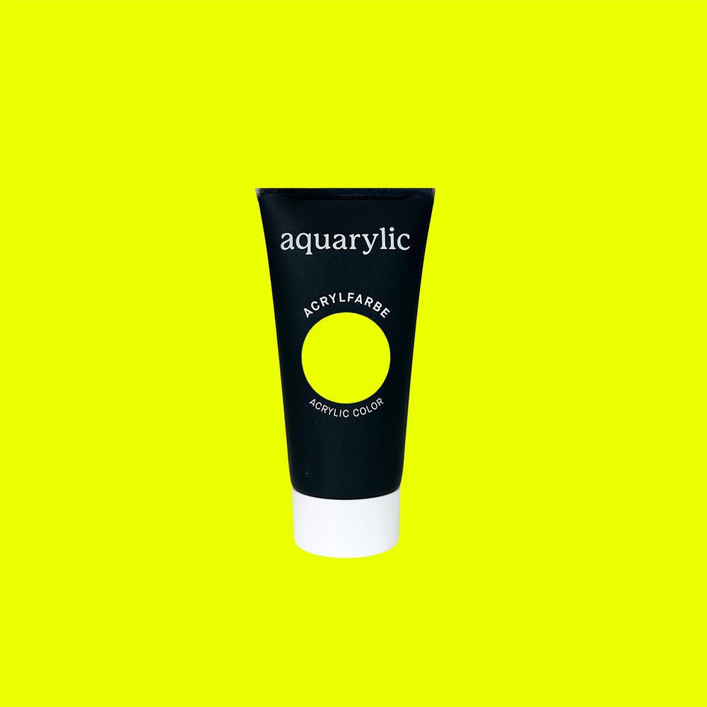 Acrylfarbe - Neon Gelb