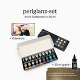 Aquarylic Color Perlglanz-Set – 9 × 30 ml