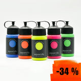 5 x 250ml Aquarylic Color Neon Set