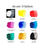 Aquarylic Color 9 x 30ml Set