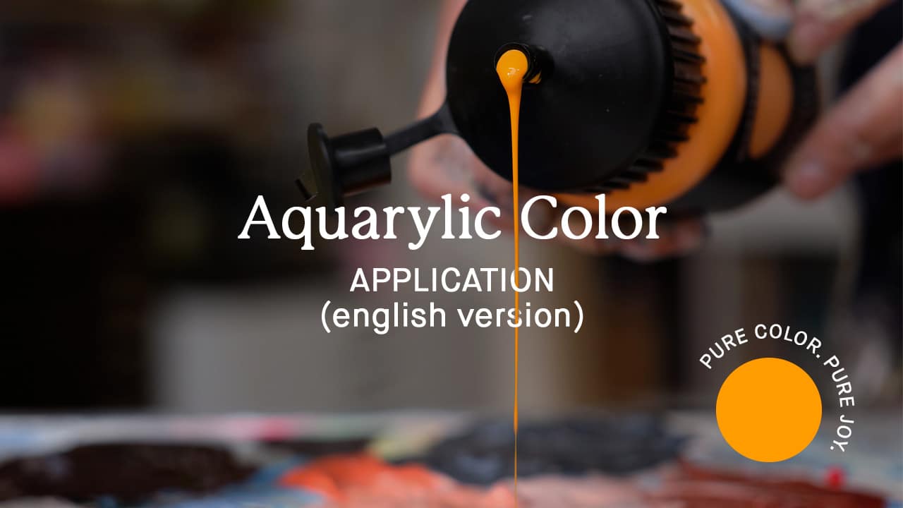 application aquarylic color