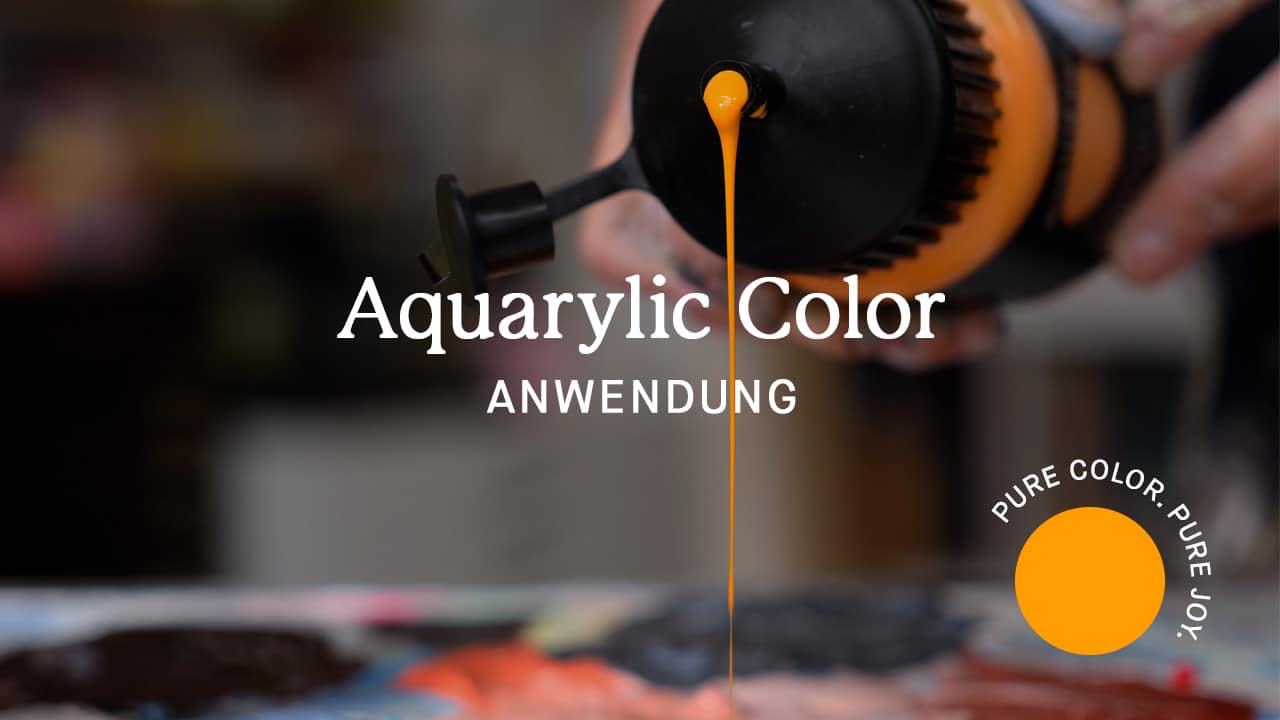 Anwendung Aquarylic Color deutsch Video