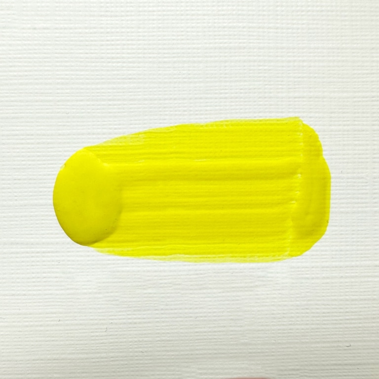 Acrylfarbe Zitronengelb