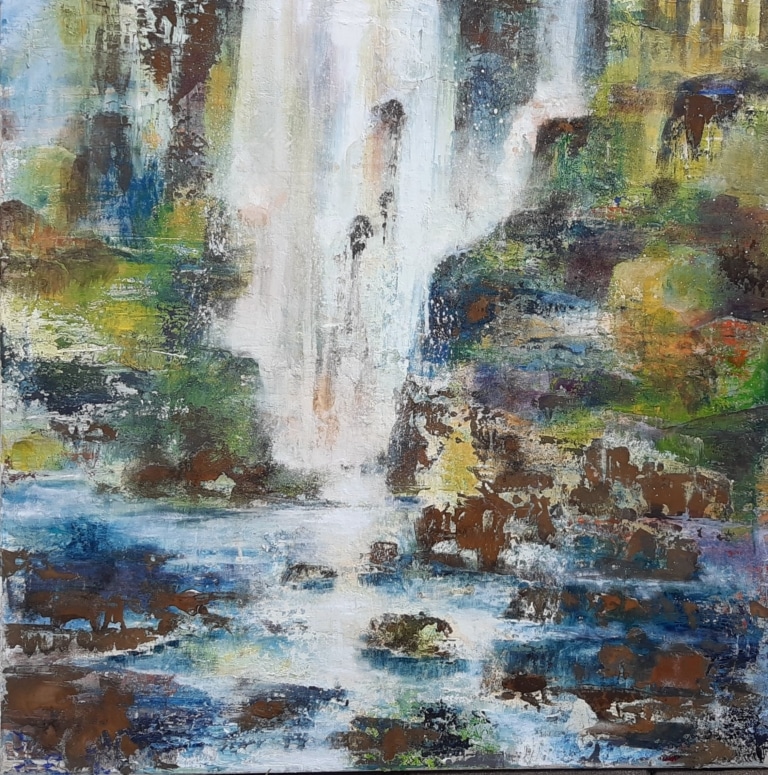 Wasserfall von Edeltraud Steurer